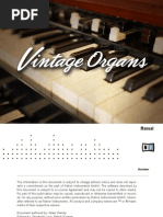 NI Kontakt Vintage Organs Manual English