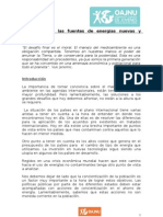 Promoción de Las Fuentes de Energías Nuevas y Renovables