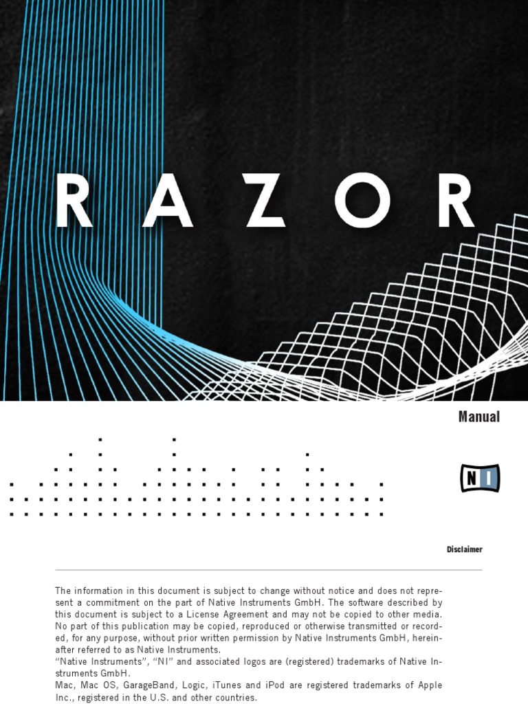 NI Reaktor Razor Manual English | PDF | Synthesizer | Amplitude
