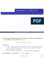 Central Bank Independence - A Deeper View