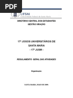 Regulamento JUSM 2009