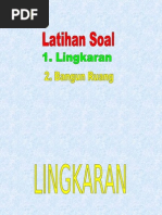 Download Latihan Soal Lingkaran Dan Bangun Ruang by Billie SN16433031 doc pdf