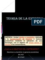 Teoria de La Empresa