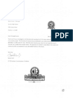 Letter from CIF-SS Assistant Commissioner to Arcadia Principal Forsee