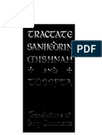 Tractate Sanhedrin Mishna and Tosefta 1919