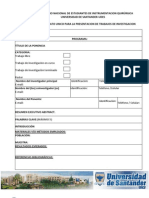 Formatos Trabajo Investigacion Encuentro de Estudiantes