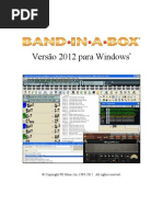 Band in A Box 2012 Manual Português