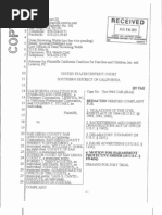 Ccfc v. Sdcba Verified Complaint and Cover Sheet for Filing-signed-redacted