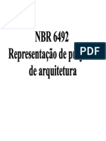 REPRESENTAÇÃO DE PROJETOS NBR 6492