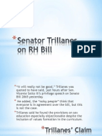 Senator Trillanes On RH Bill