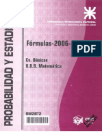 Probabilidad y Estadistica - Formulas 2006