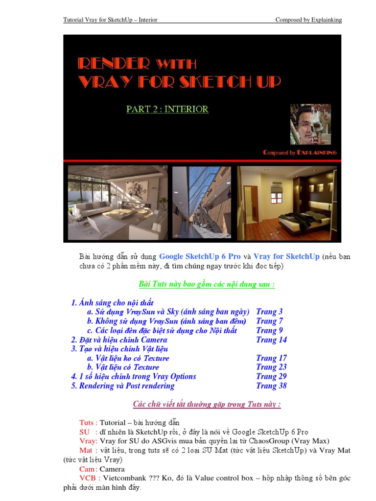 Vray4SU Interior | PDF