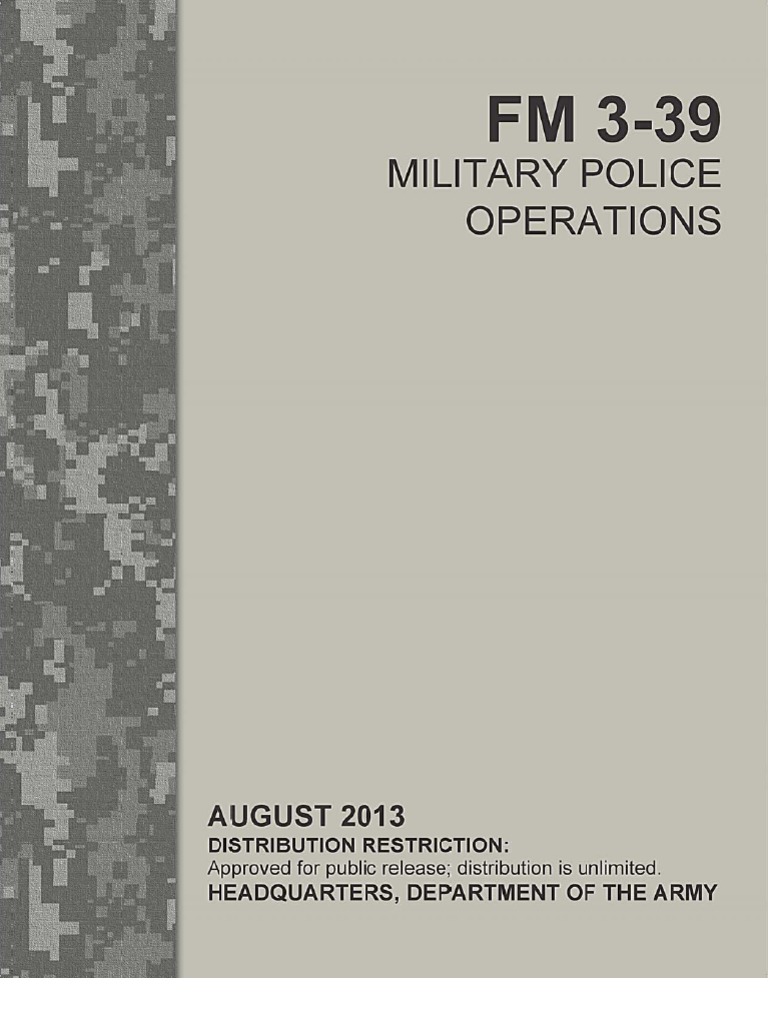 Military Police Operations Overview | PDF