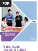 IMU Msc Public Health Brochure