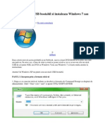 Creaza Un Stick USB Bootabil Si Instaleaza Windows 7