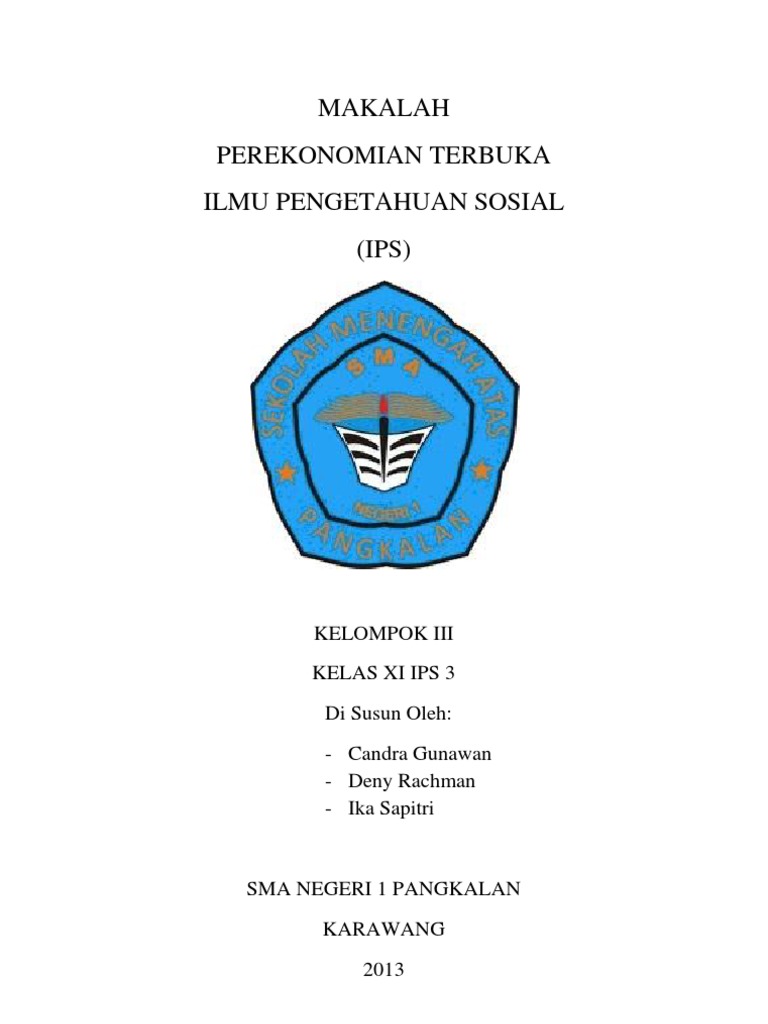 Makalah Perekonomian Terbuka