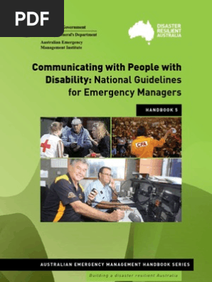 Communicating With People With Disability National Guidelines For Emergency Managers Emergency Management Hearing Loss