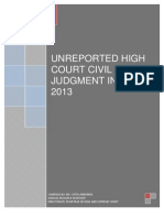 Civil Judgment Index Namibia 2013