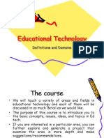 EdTech Definitions and Domains