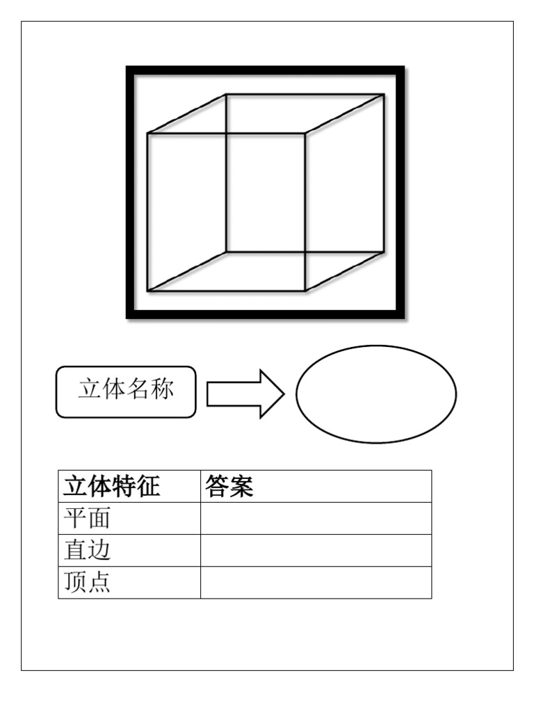 立体特征
