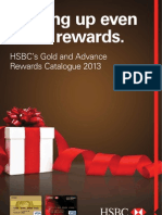 HSBC's new credit card rewards catalogue offers over 65 rewards items