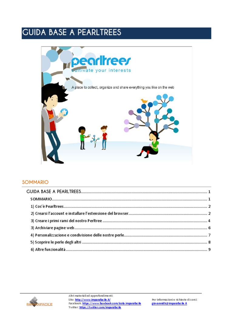 Guida Base All'uso Di Pearltrees | PDF