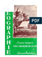 Géographie François-Villin CM1-CM2 1961
