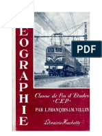 Géographie François-Villin Certificat D'etudes Primaire 1961