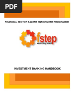 Fstep Manual Investment Banking Final