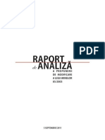 Raport de Analiza Legea Minelor 85 2003