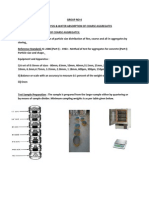 Sieve Analysis and Water Absorption