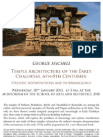 George Michell: Temple Architecture of The Early Chalukyas, 6th-8th Centuries