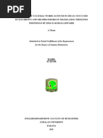 Download CATEGORIES OF CULTURAL WORDS AS FOUND IN THE DA VINCI CODEBY DAN BROWN AND THE PROCEDURES IN TRANSLATING THEM INTOINDONESIAN BY ISMA B KOESALAMWARDI by Ainna Arina SN164464702 doc pdf