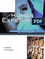 Moral Issue of Human Experimentation