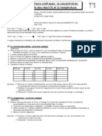 Chimie-TP1 Facteurs Cinetiques