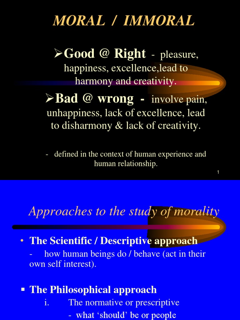 Types and Definitions of Morality | PDF | Value (Ethics) | Morality