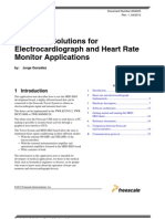 Freescale Solutions For Electrocardiograph and Heart Rate Monitor Applications