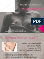 CA de Mama: Mamografia