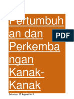 Pertumbuhan Dan Perkembangan Kanak