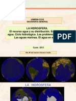 La Hidrosfera 2013