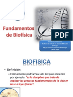 Biofísica Clase 1