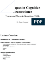 Techniques in Cognitive Neuroscience: Transcranial Magnetic Stimulation (TMS)