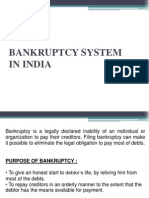 Bankruptcy System in India