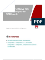 GPON FTTM Native TDM Service Configuration (SDH-Based) V8R8