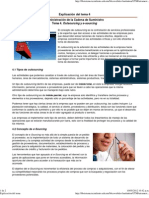 Explicación Del Tema 4. Outsourcing y E-Sourcing