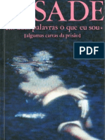 Marques de Sade em Duas Palavras o Que Eu Sou Algumas Cartas Da Prisao Frenesi 1996