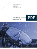 Public Energy Research in Switzerland