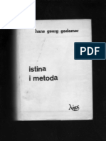 Hans Georg Gadamer Istina I Metoda I