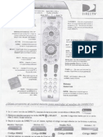 Manual Control RL 16 DirecTv