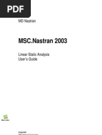 MSC.Nastran 2003 Linear Static Analysis User's Guide